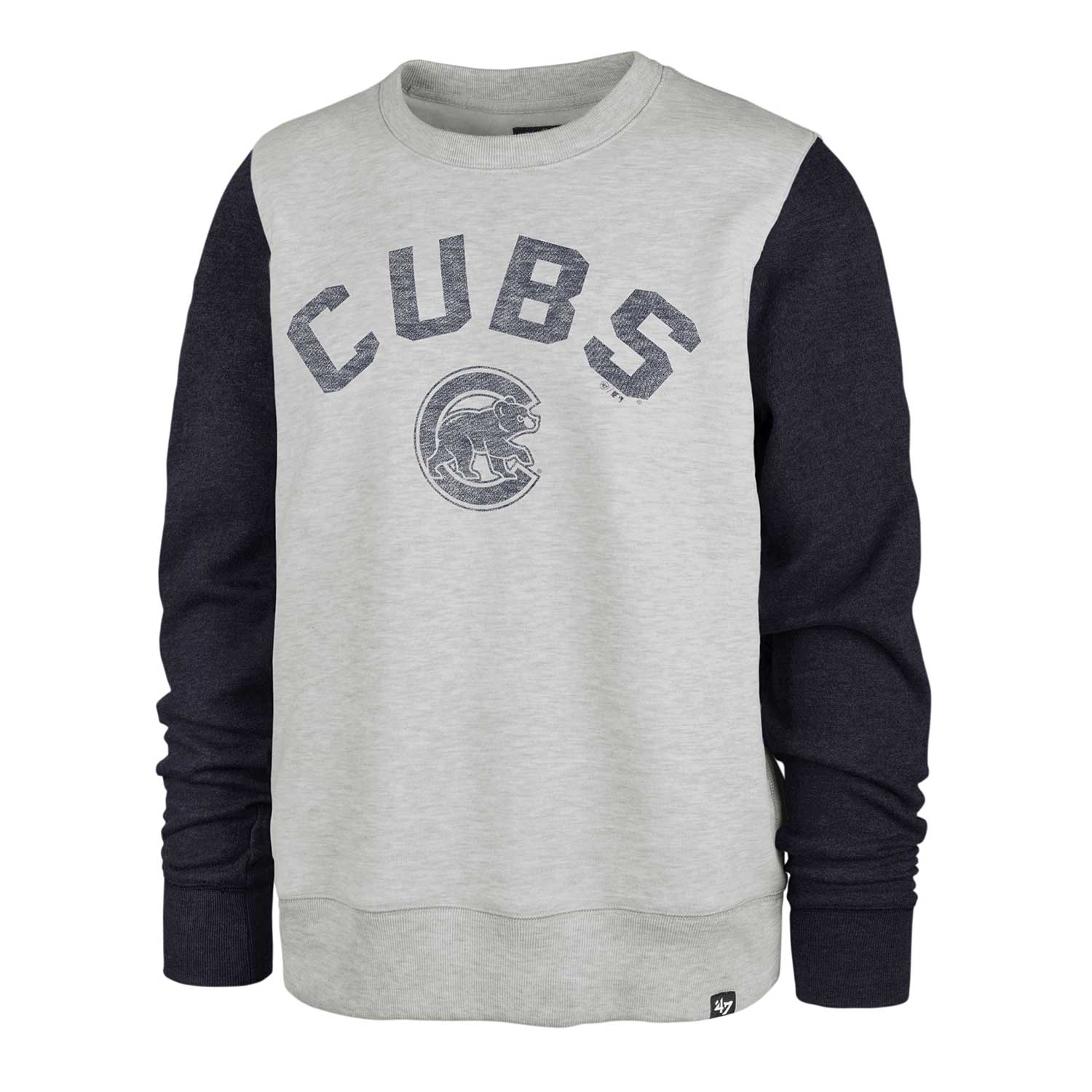 Wrigley Field Men's Grey Wrigleyville Crewneck Sweatshirt, X-Large