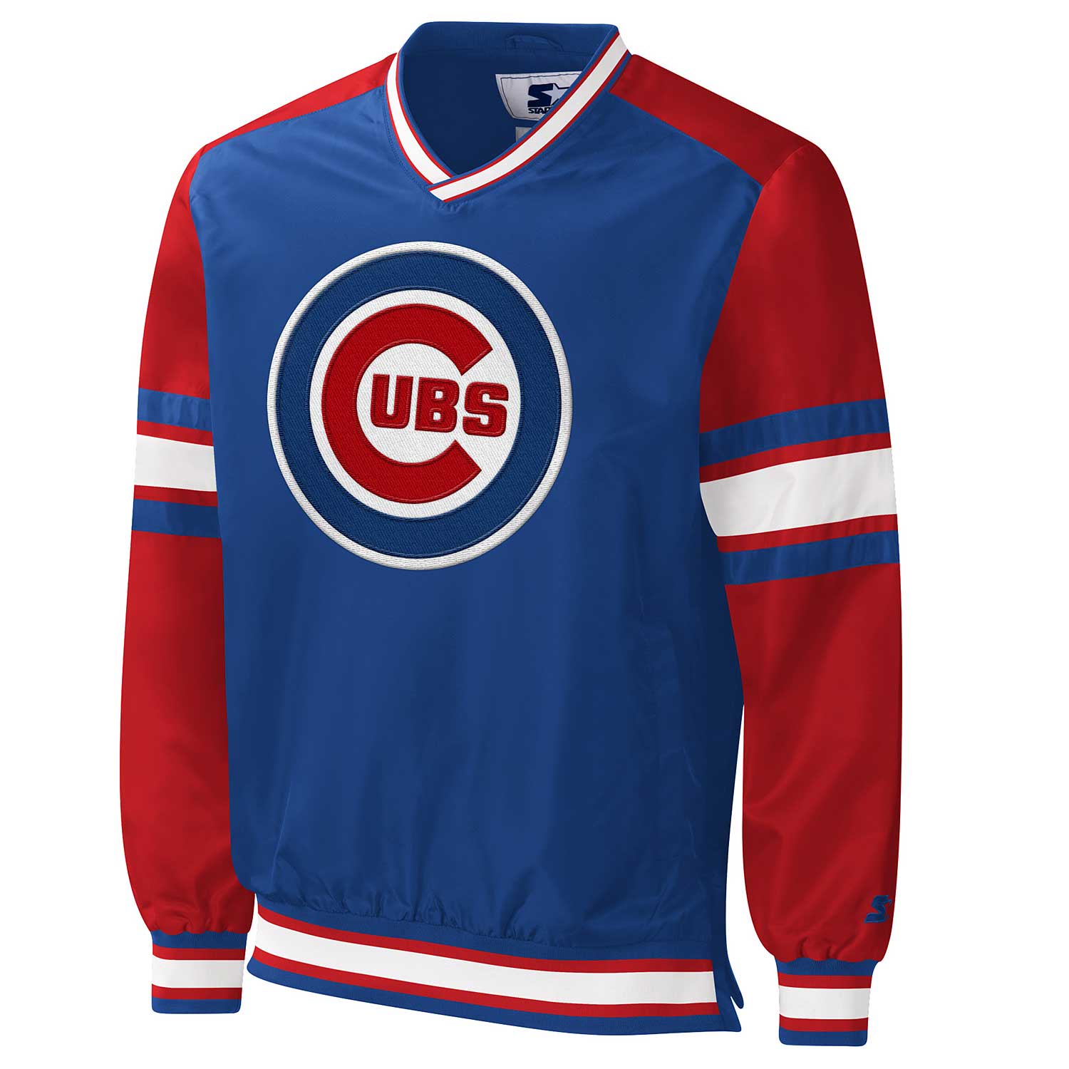 Vintage Chicago Cubs Satin Half Zip Pullover