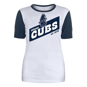 Chicago Cubs Pinstripe Tee, 1914 Cooperstown Tee