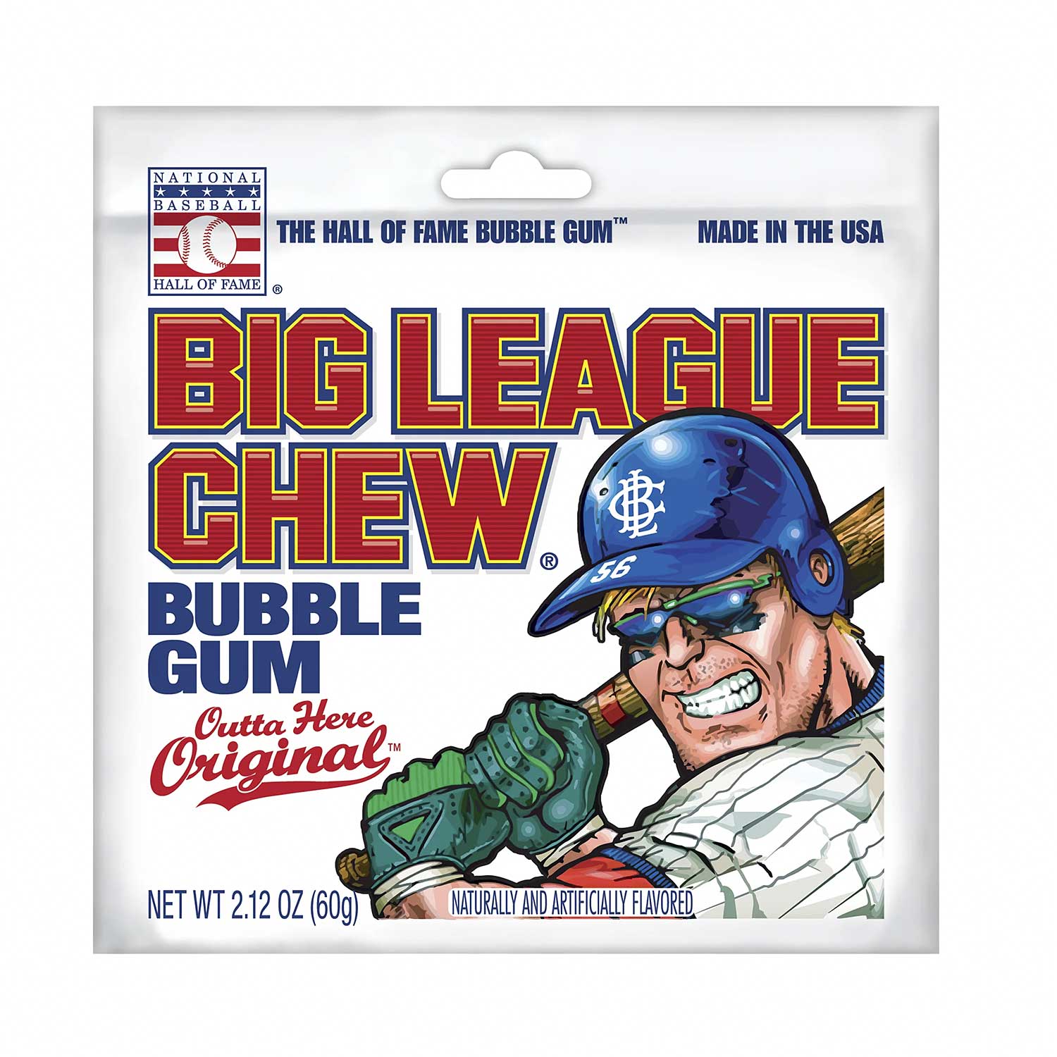 Big League Chew - Bubble Gum, Original, 2.12 oz.