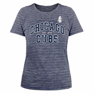 Chicago Cubs Alpha Industries 1914 Pinstripe T-Shirt