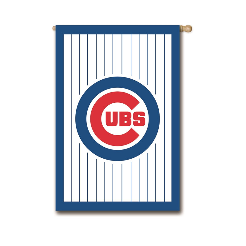 Chicago Cubs 29 x 43 Vertical Double-Sided Jersey Flag - Clark Street  Sports