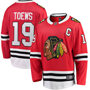 Fanatics Chicago Blackhawks Jonathan Toews Road Breakaway Jersey w/ Authentic Lettering 4X-Large