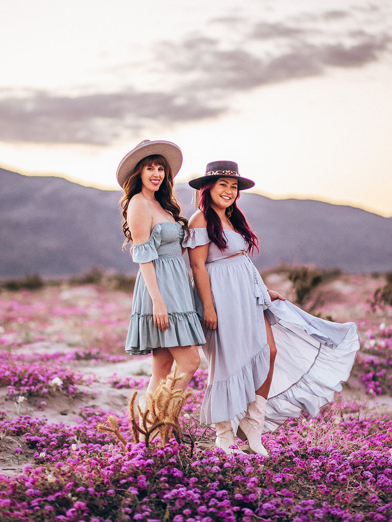 Mini and Maxi Dresses | Flowy Boho Chic Dresses with Pockets by Cocopiña