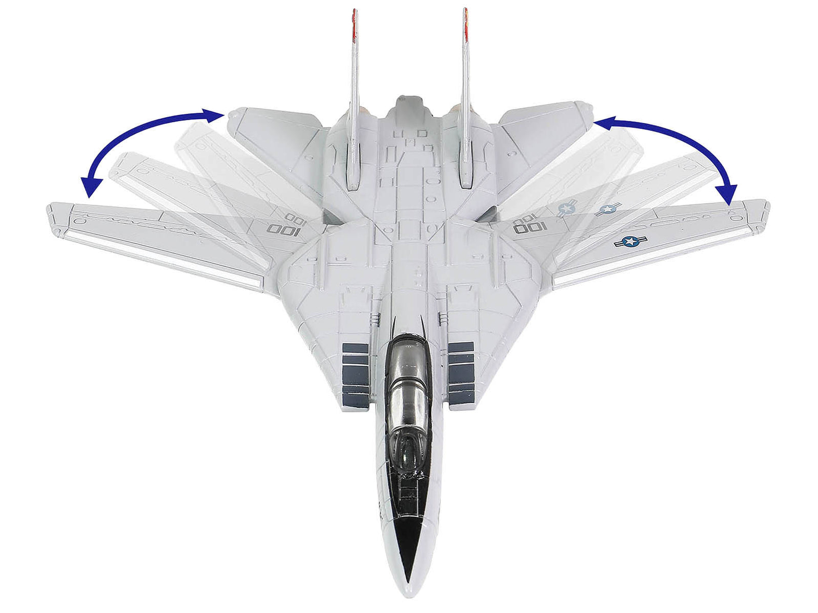 Grumman F-14 Tomcat Fighter Aircraft "VF-41 Black Aces" and Section A