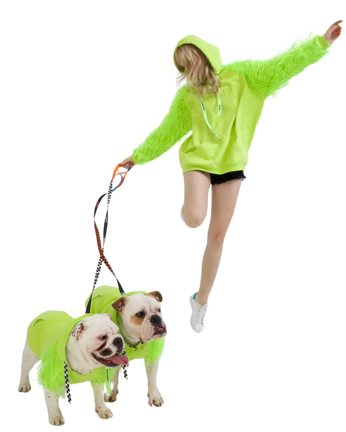 I Woof You Green Matching Hoodies