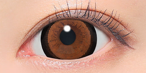 NO.3 ブラウン(NO.3 BROWN)の装用写真 Fabulous ファビュラス 1day,DIA15.0mm, 国内最大！！着色直径14.8mm※日本国内承認着色直径において 2025年5月27日時点 自社調べ| ファビュラス Fabulous 1day カラコン カラーコンタクト 