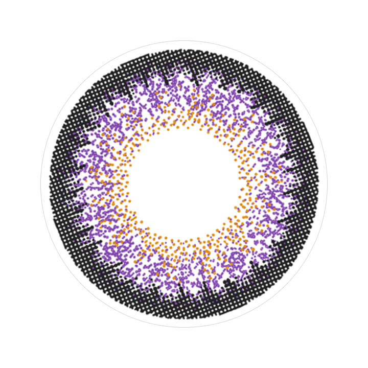 バイオレットグレアのレンズ写真|ラヴェール loveil ワンデー カラコン カラーコンタクト