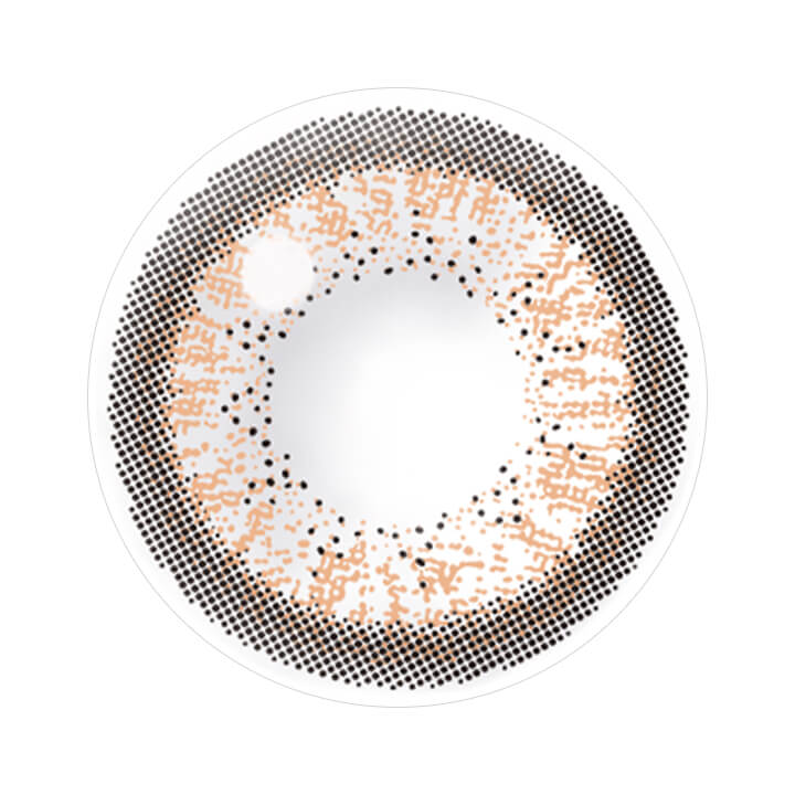 ナチュラルブラウンのレンズ画像|キャンディーマジックワンマンス candymagic 1month マンスリーコンタクトレンズ