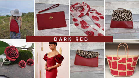 Sassy Spirit Dark Red accessories for summer 2024