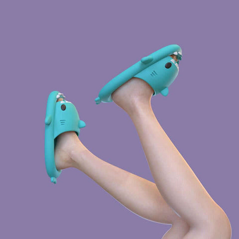 Premium Shark Slides - Super Soft, Comfy, Silent and Anti-slippery Shark Slippers