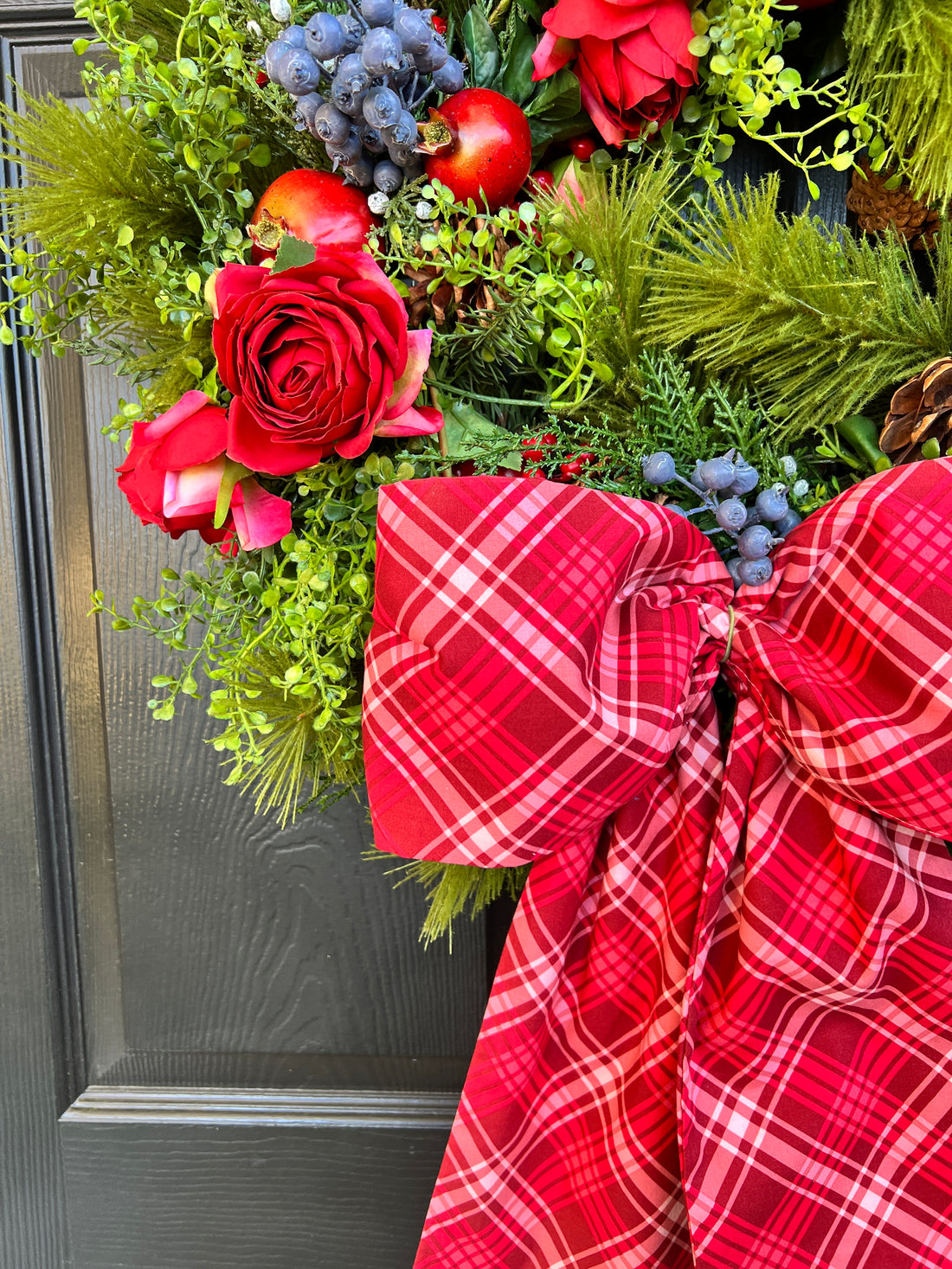 Holiday Wreath Sash