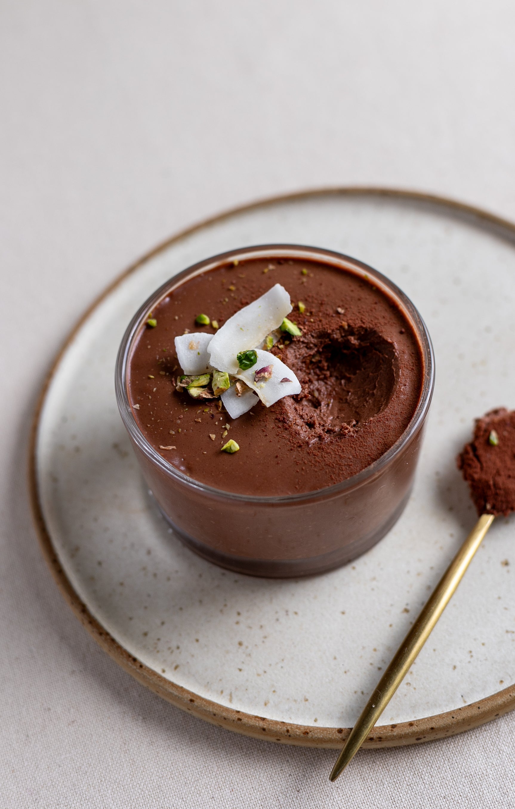 Hojicha Chocolate Mousse