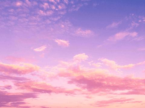 a lavender, pink and blue sunset with cirrus and stratus clouds
