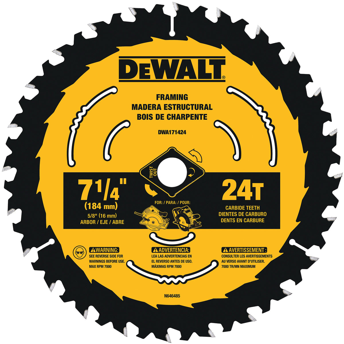 DEWALT 7-1/4 Lightweight Circular Saw DWE575 - JMP Wood