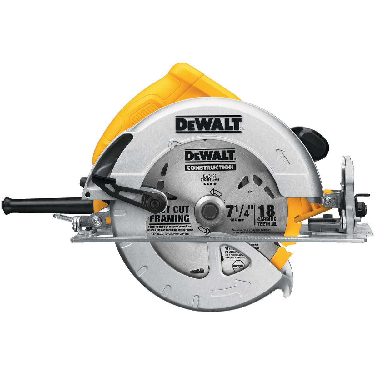 DeWALT® DWE4214 Low Profile Small Electric Angle Grinder, 4-1/2 in Dia  Wheel, 5/8-11 UNC Arbor/Shank, 120 VAC, For Wheel: Quick-Change™,  Black/Yellow, Lock-On Slide Switch