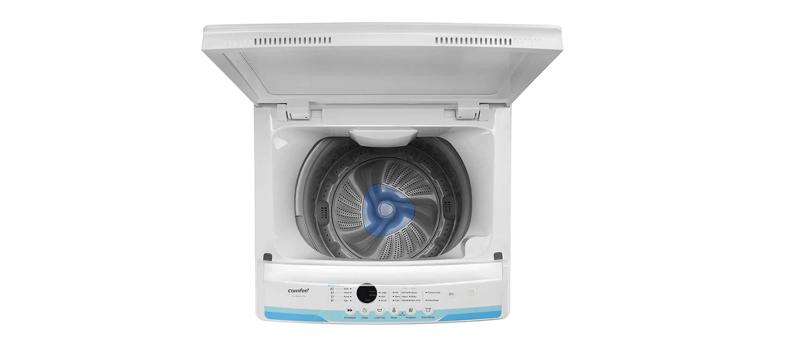 how to clean a potable washing machine?