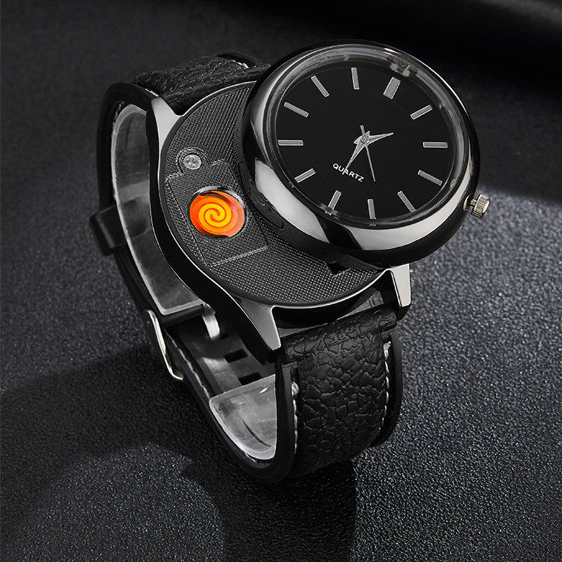 Windproof Watch USB Electronic Lighter