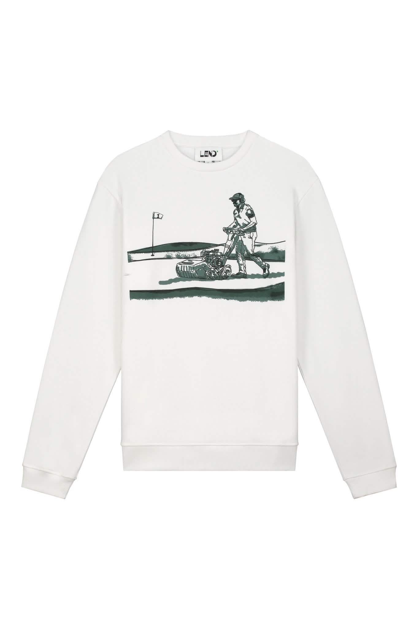 Greenkeeper Crewneck White