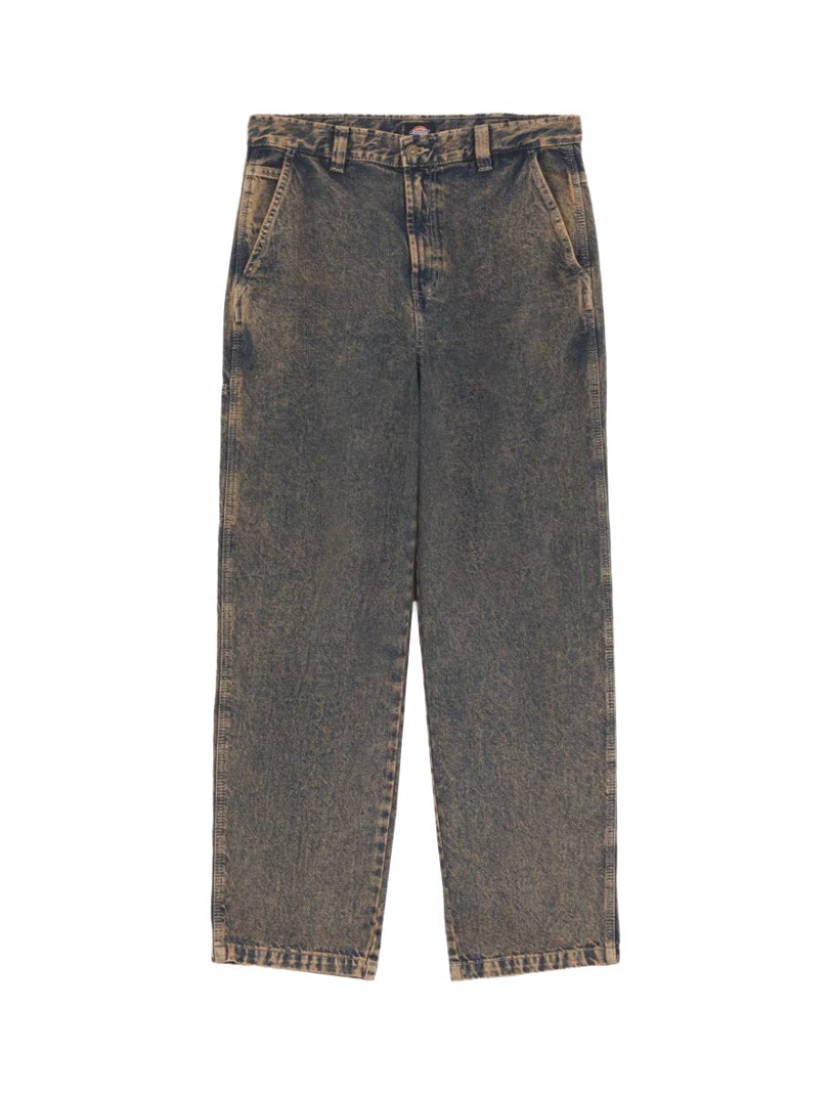 Madison Denim Baggy Jeans Overdye Brown Wash