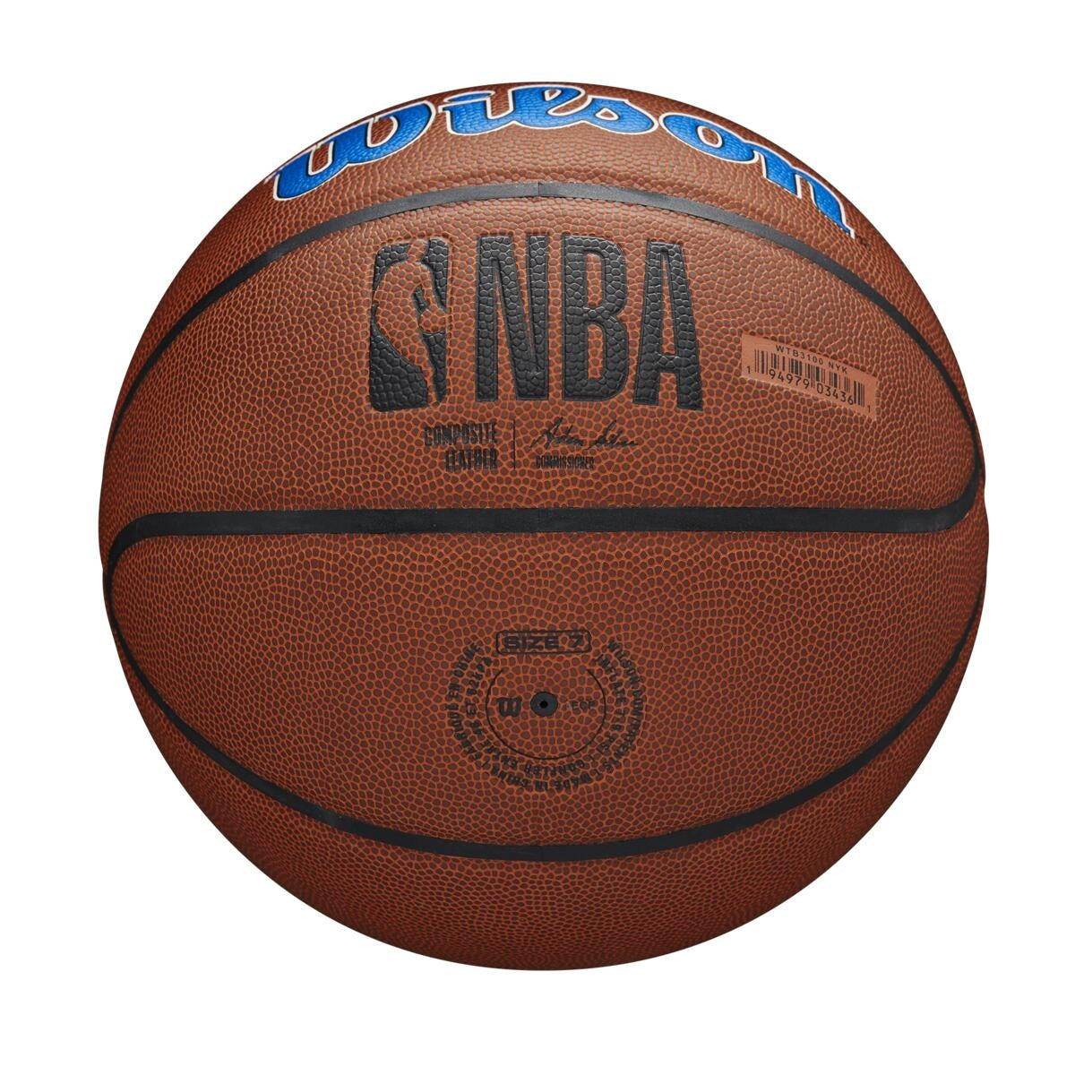 Wilson NBA Team Alliance New York Knicks - basketbal - blauw