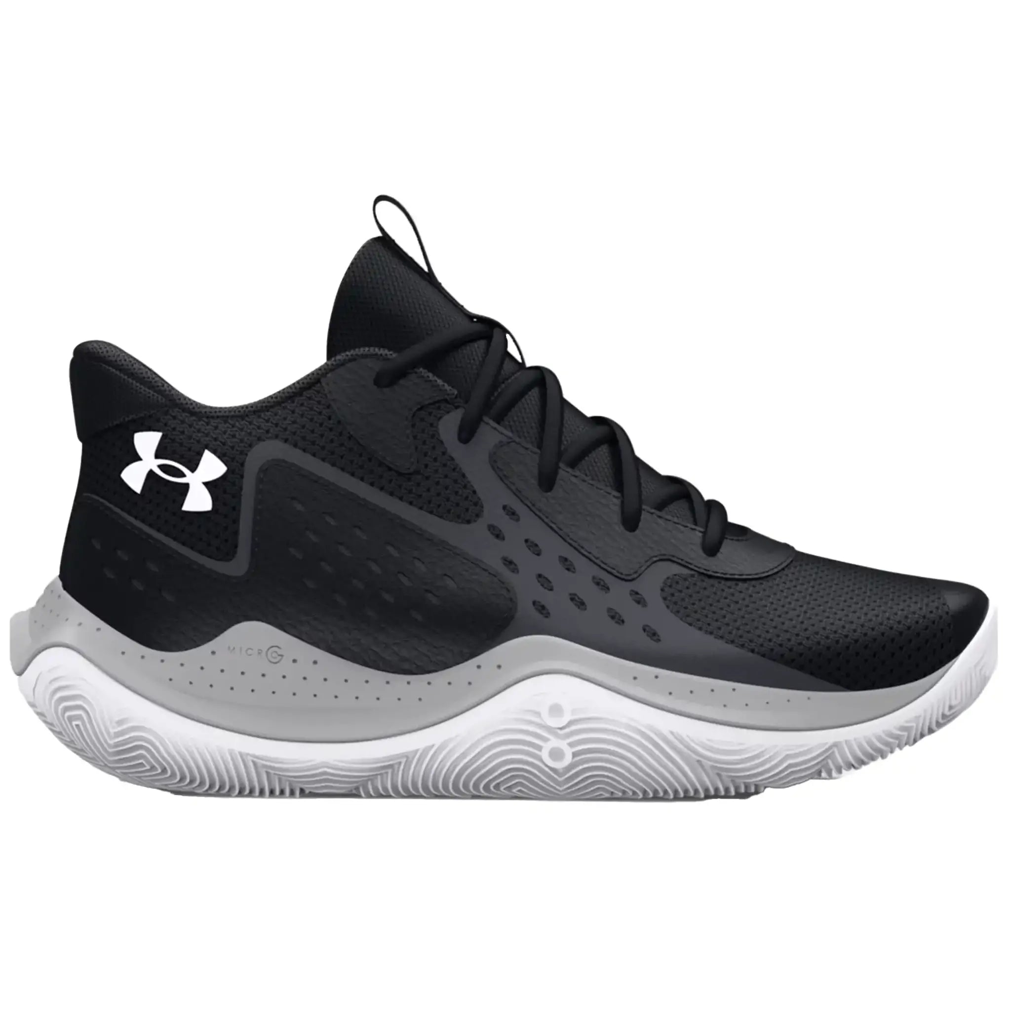 Under Armour GS Jet 23 Basketbal Schoenen - Black 001 / Jet Gray 010 / White 100 - Kinderen - EU 39