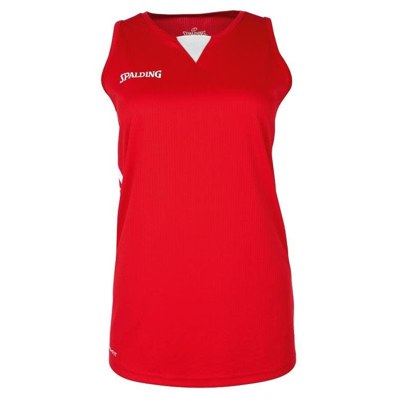 Spalding 4Her III Basketbalshirt Dames - Rood / Wit | Maat: M