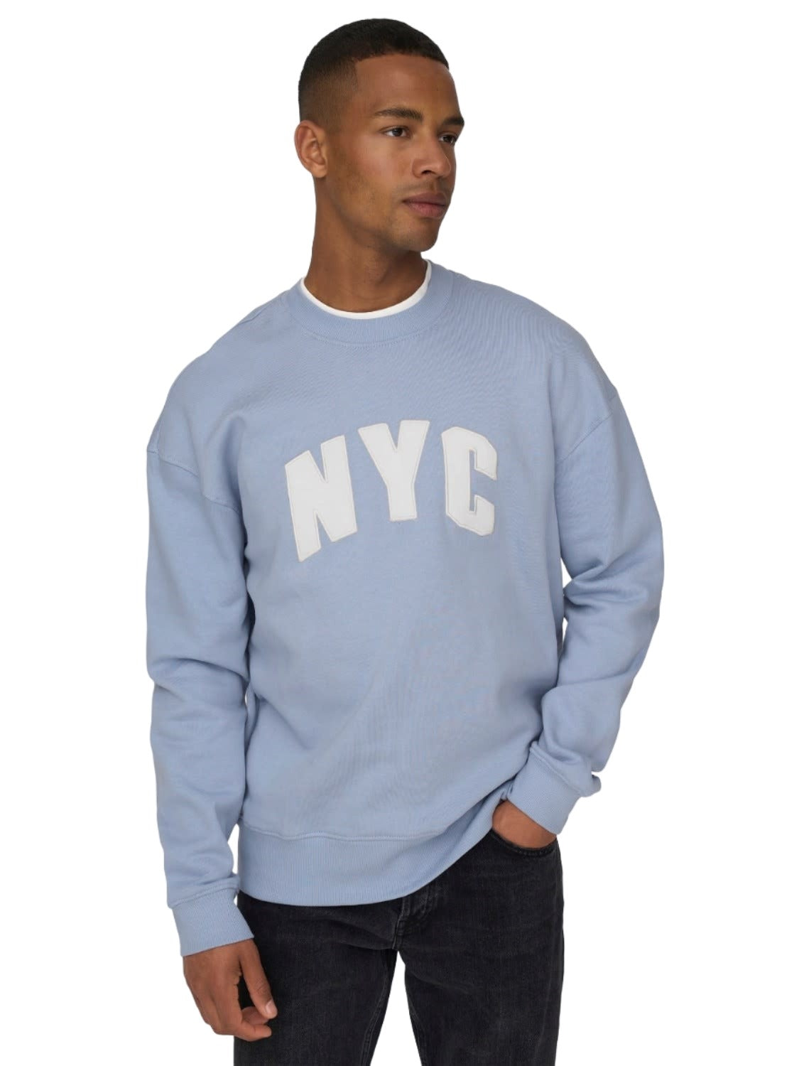 Troy RLX Crewneck Print New York City Eventide