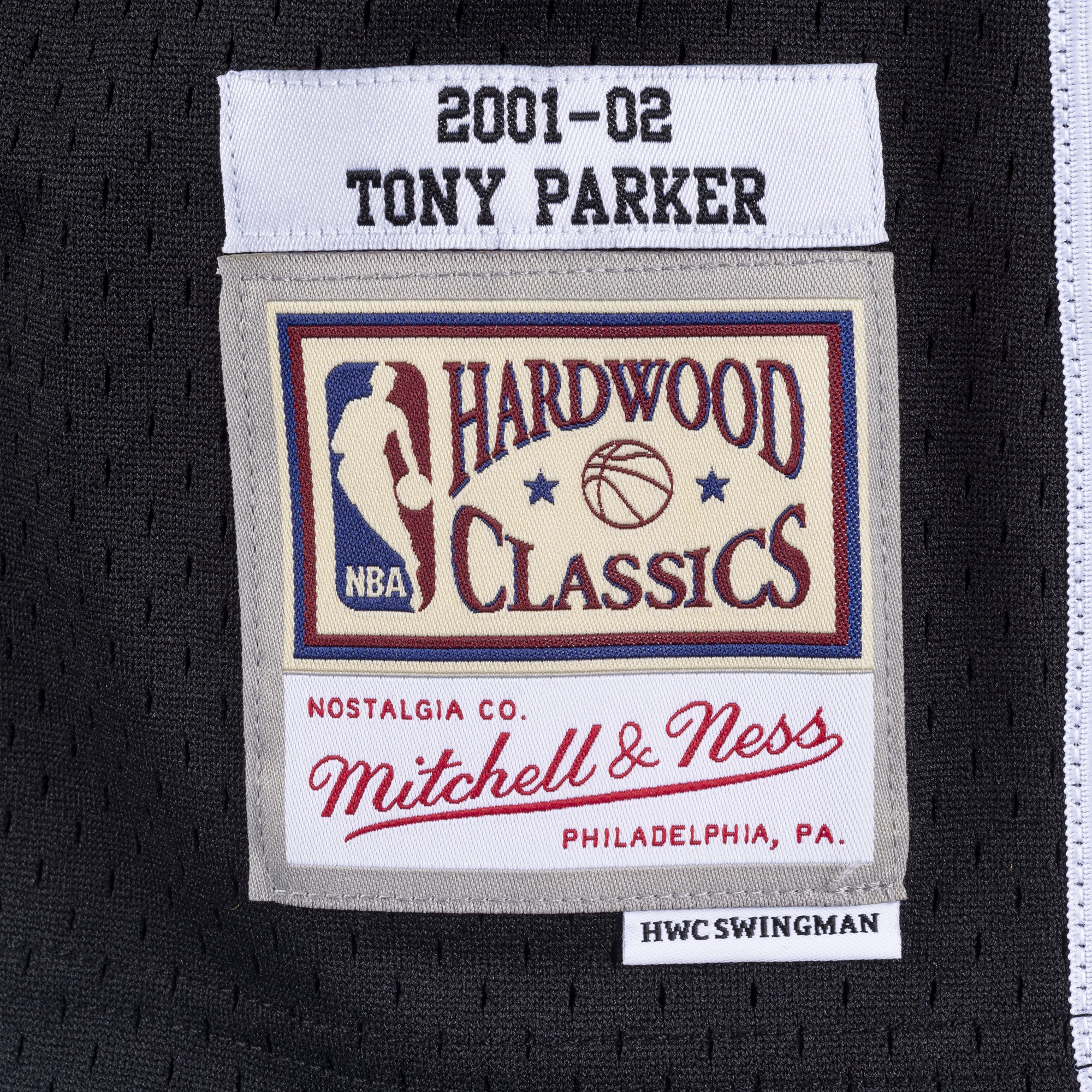 Mitchell & Ness Swingman Jersey - Tony Parker - San Antonio Spurs - 2001-2002 - Medium