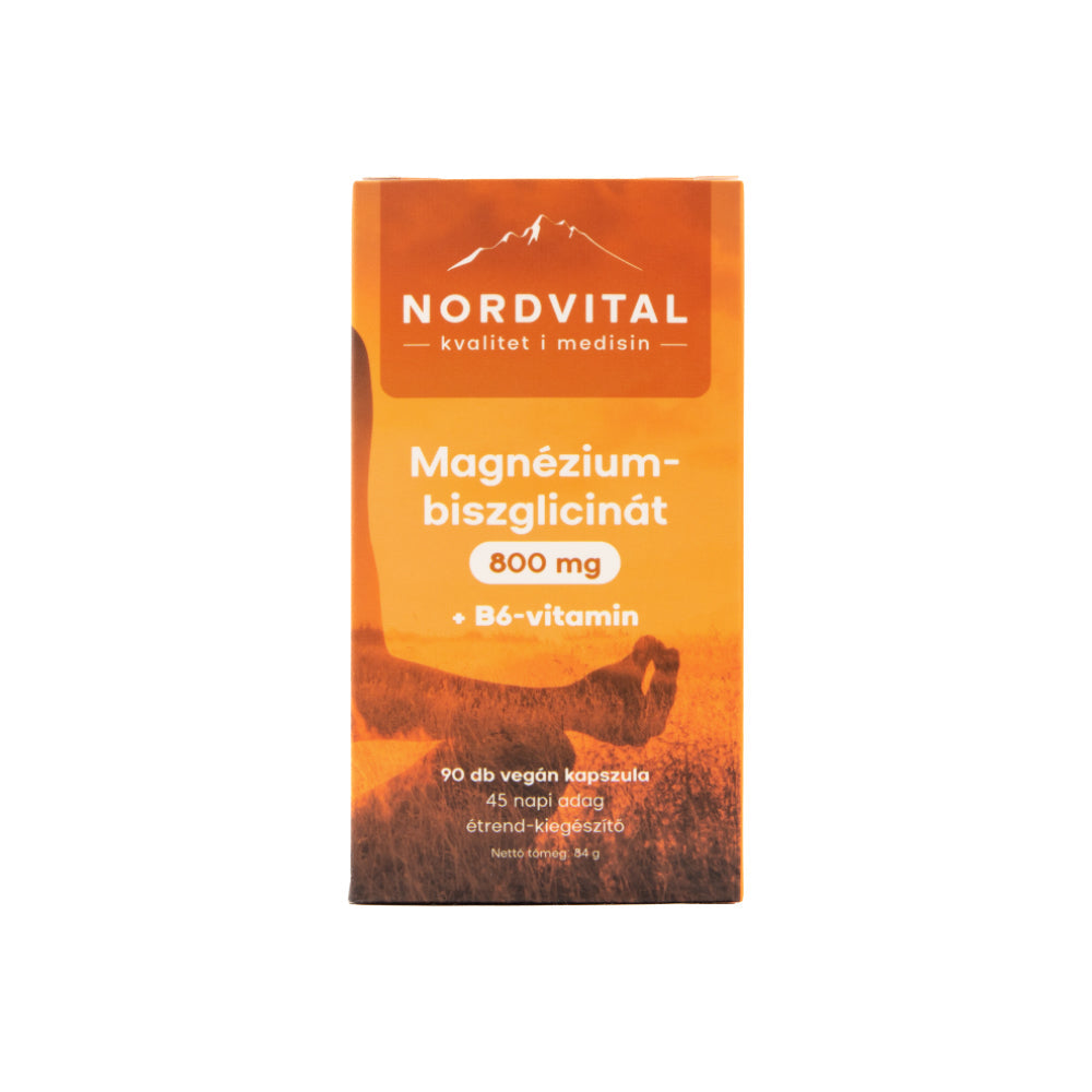 Magnézium-biszglicinát + B6 - 90db - Bio product image