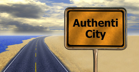 Authenticity Sign for Authenticity in the Bible Article for Coffee and Christ Shop