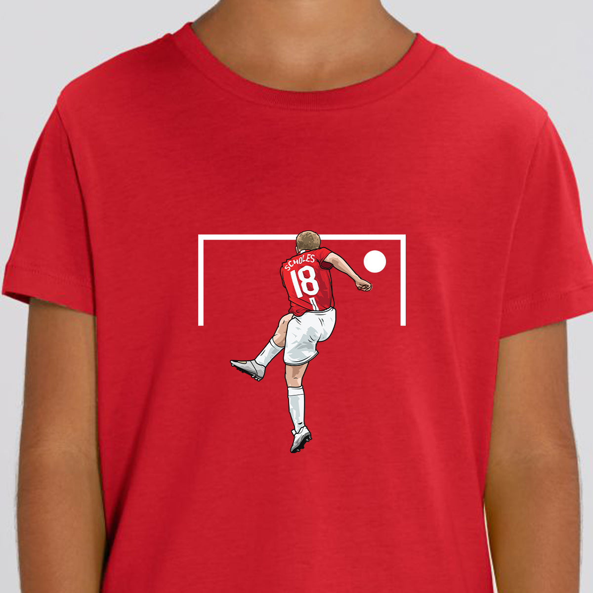 He Scores Goals Kids Tee