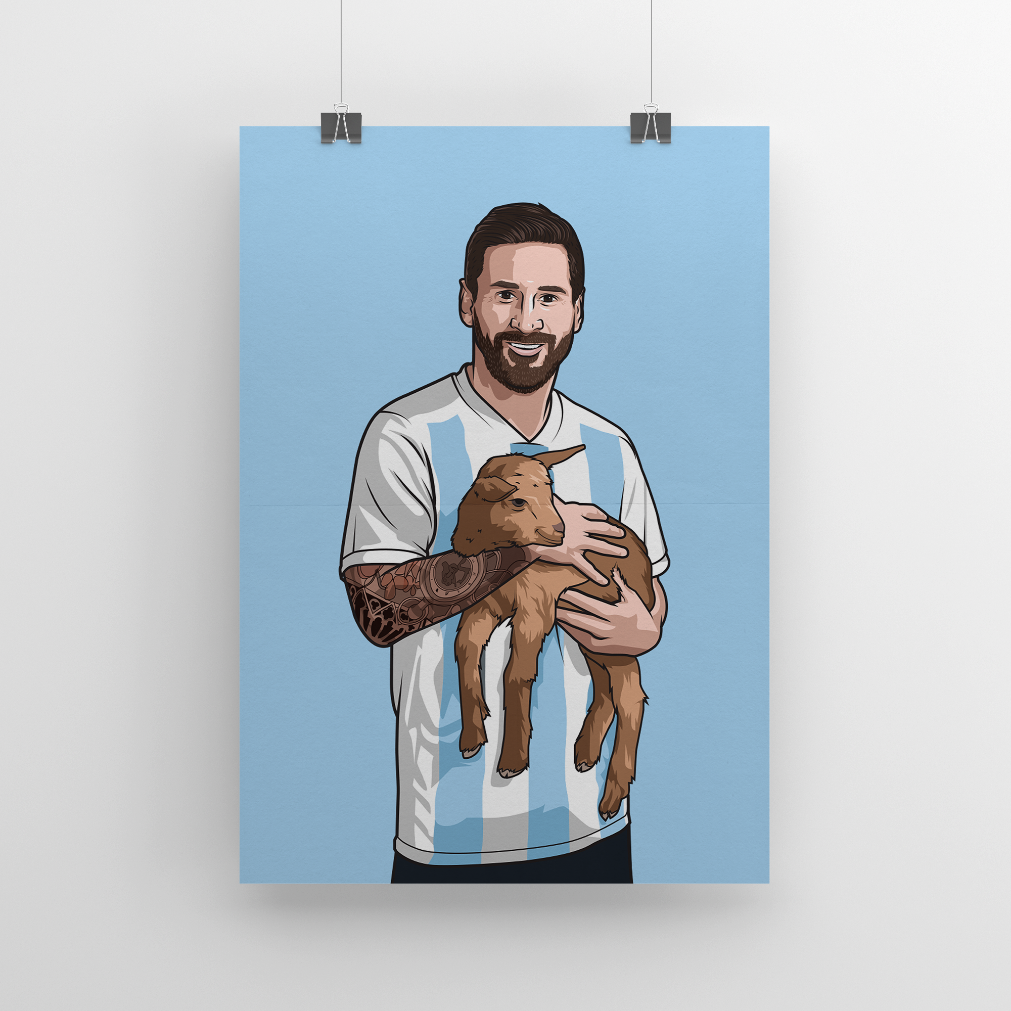 GOAT Messi | Poster