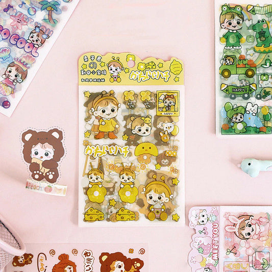 Kawaii Planner Stickers, Rosy Posy Stickers, Kawaii Stickers, Cute Pin –  All The Kewt Stickers