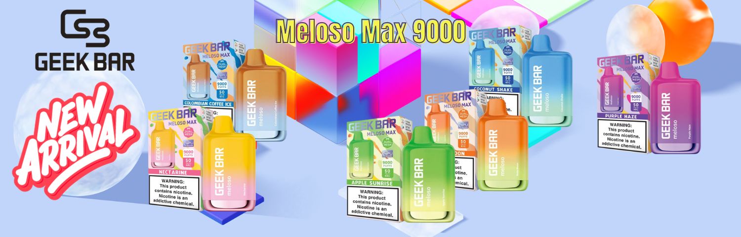 Vape Central Wholesale| Disposable vape |Geek Bar| Meloso Max