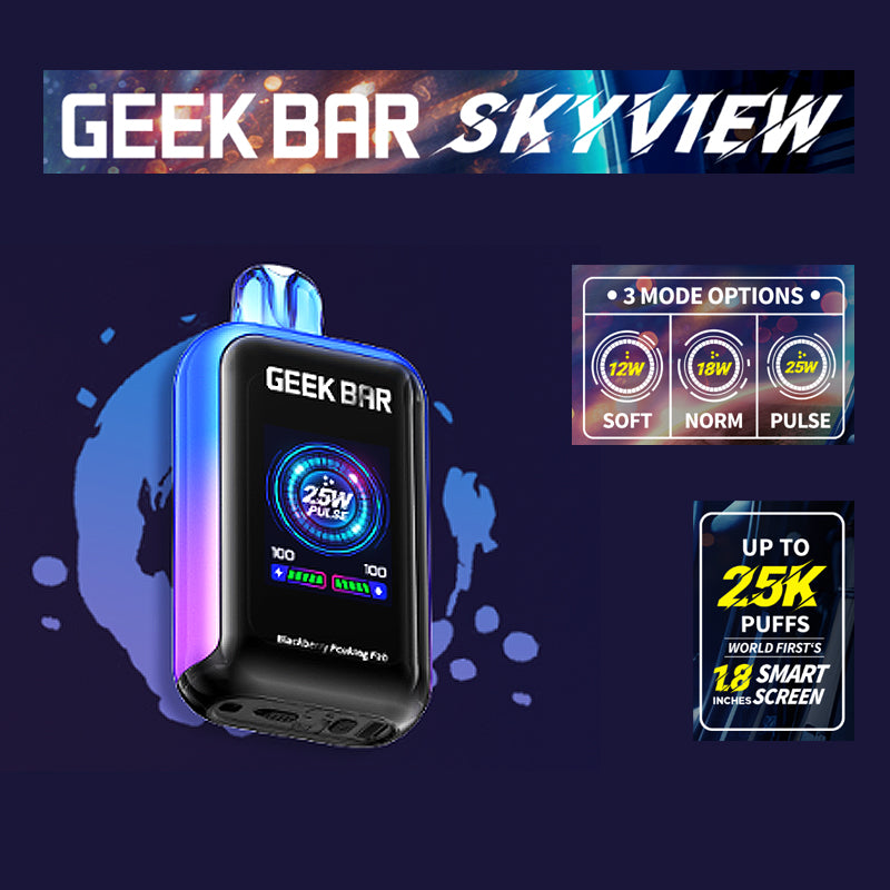 Geek Bar SkyView |Blackberry Fcuking fab|Vape central wholesale|disposable 