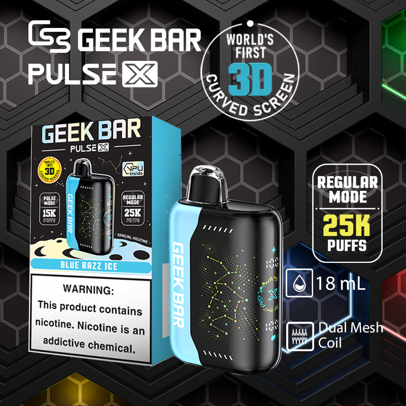 blue razz ice|Geekbar pulse x 25k|vape central wholesale|disposable vape|