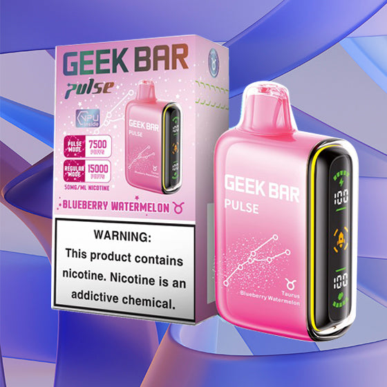 Geek bar Pulse |Vape central wholesale|Disposable|blueberry watermelon