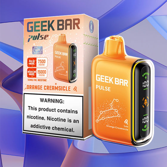 Geek bar Pulse |Vape central wholesale|Disposable|Orange creamsicle