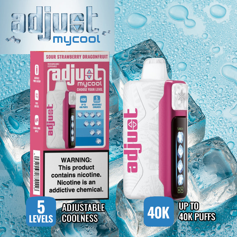 LostMary adjust Mycool 40k|Vape central wholesale|disposable|Sour strawberry dragonfruit