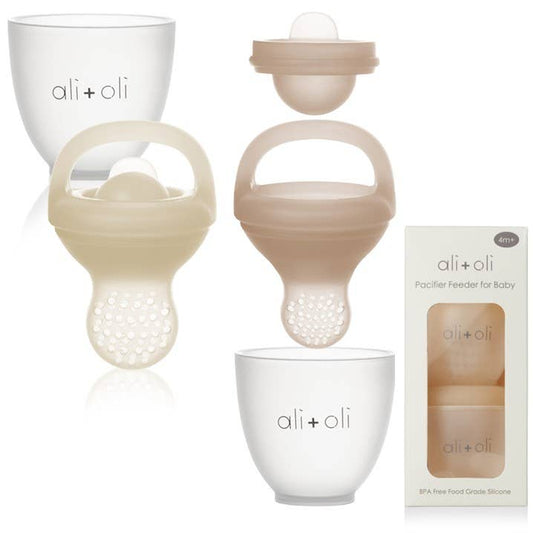 Ali+Oli ali+oli (3pc) silicone spoon set for baby (coco