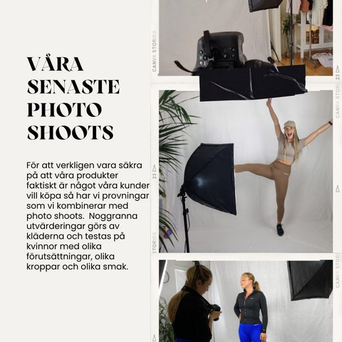 Bilder från våra senaste photo shoots