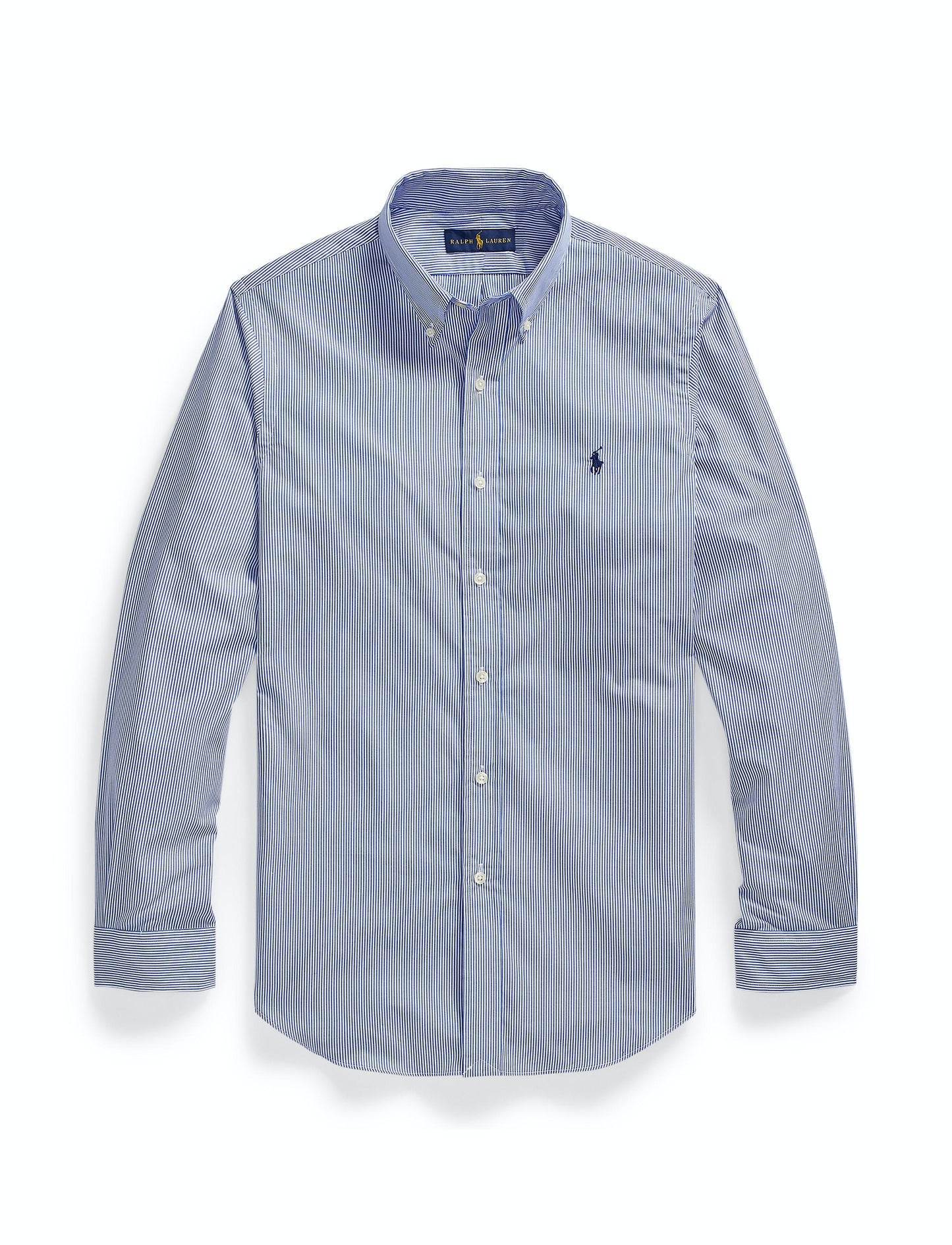 Polo Ralph Lauren Custom Fit Striped Shirt Blue – 