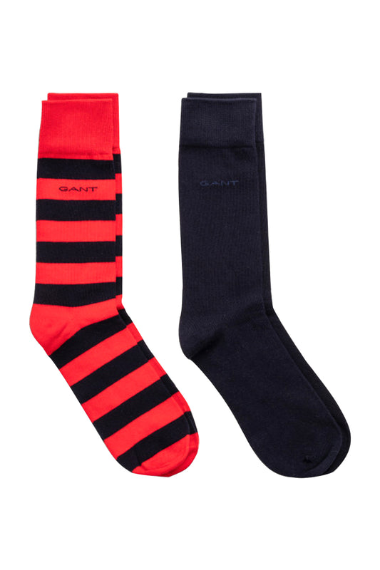 Lavish Red Crew Socks