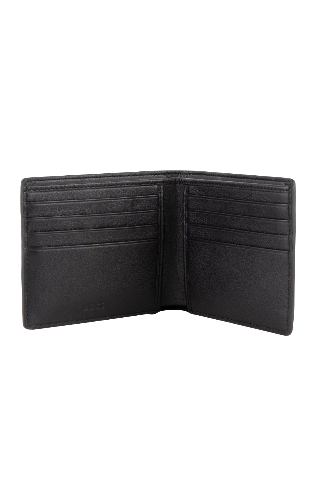 Hugo Boss Men's Helios Wallet Genuine Leather Logo Bi-Fold | JoyLot.com