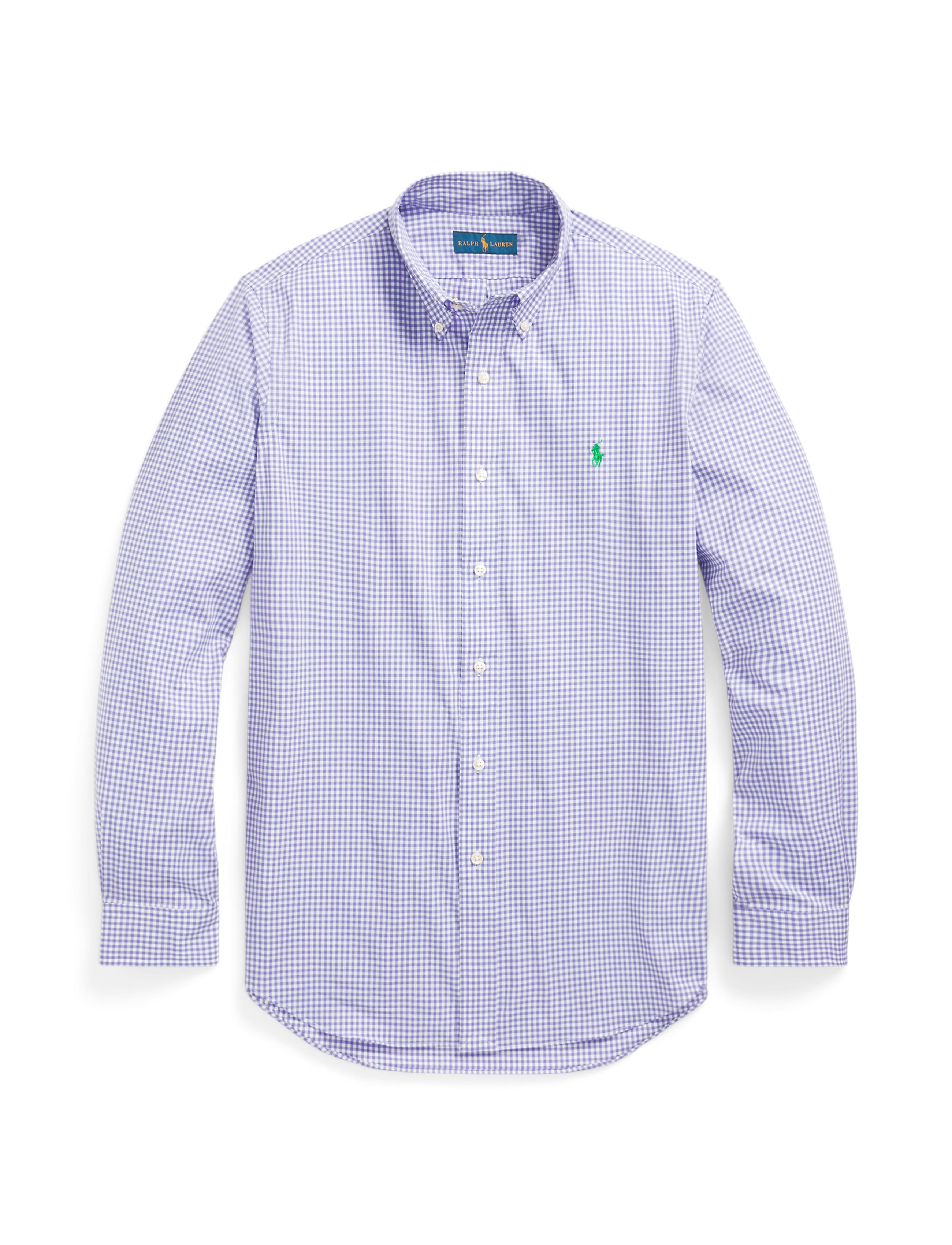 Polo Ralph Lauren Custom Fit Poplin Shirt Lavender/White – 