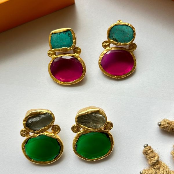 stud earrings for holiday dressing