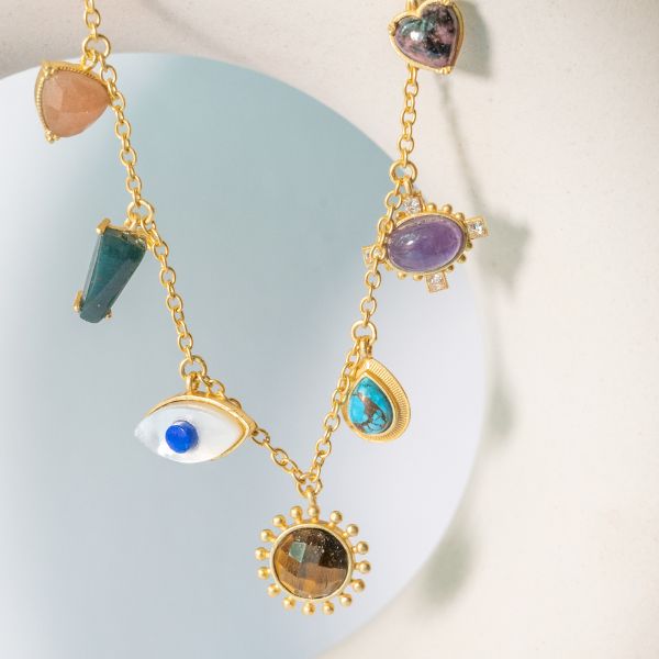 gemstone necklace