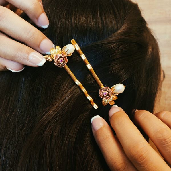 hair pins for winter hair styling