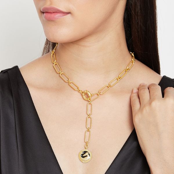 linked zodiac necklace for capricorn